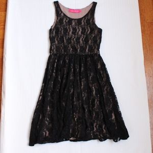 EUC Me. N. U Black Lace Dress